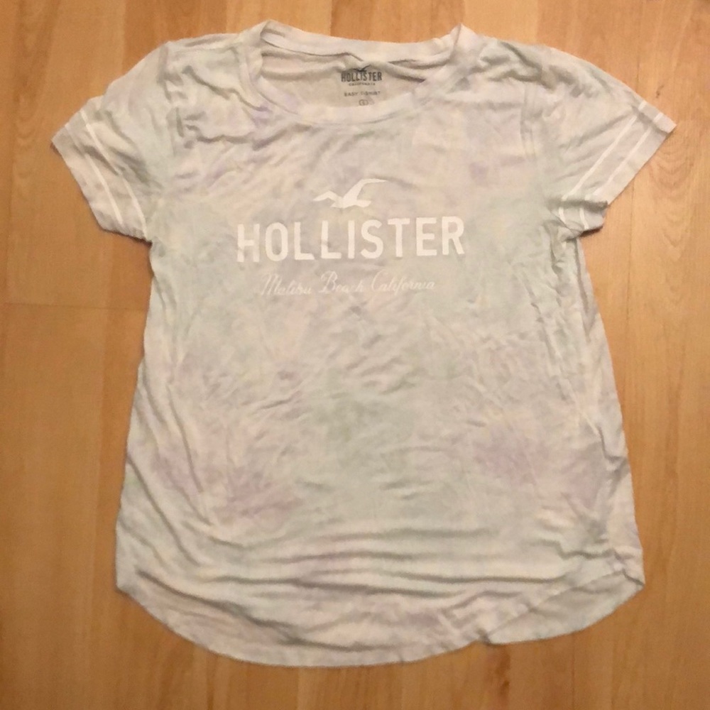 Hollister Easy T-Shirt S Tie dye light blue s/s